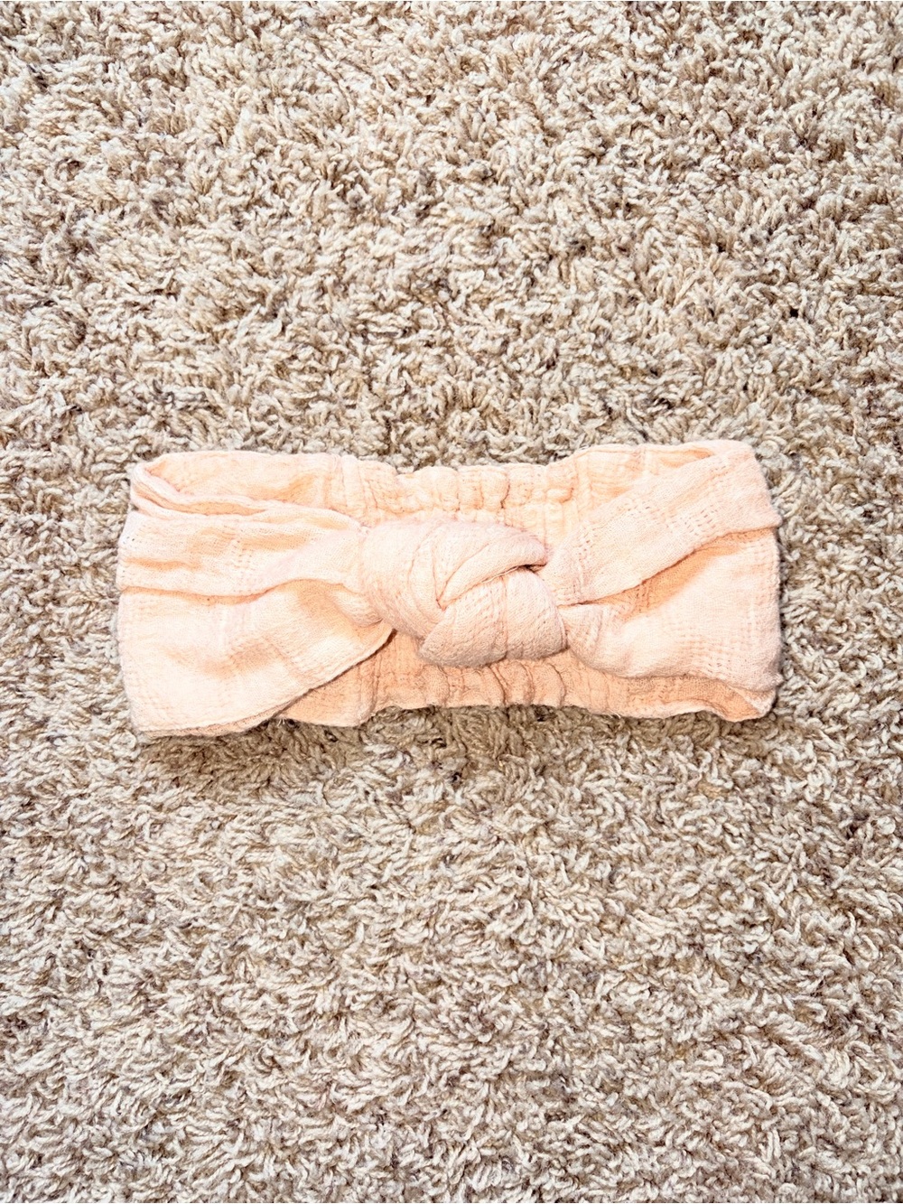 NWOT Aerie Peach Knotted Fabric Headband Soft New